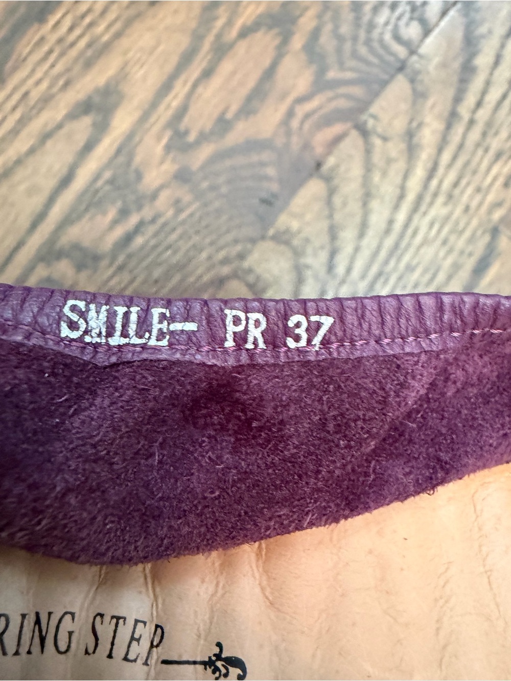 L’Artiste Smile Mary Jane Flats Purple Leather Floral Shoes US 6.5 - 7 EU 37 - Picture 9 of 10